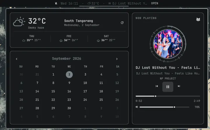 Celestune Bar plugin preview